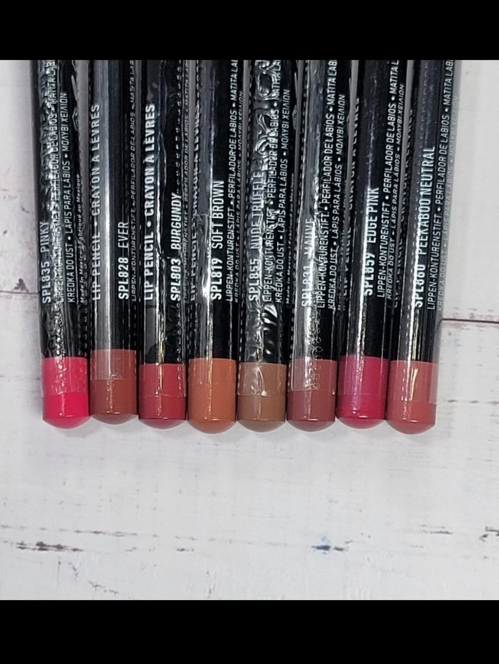 Nyx 8 Piece Slim Lip Pencil Lip Liner Bundle NEW!